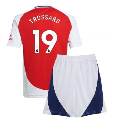 Arsenal Leandro Trossard #19 Hemmakläder Barn 2024-25 Kortärmad (+ Korta byxor)